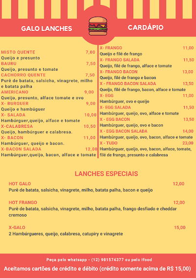 Galo lanches - Foto 1