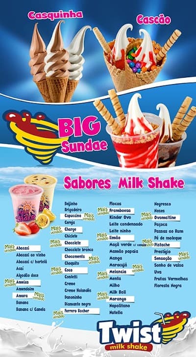 Milk Shake Twist Brasilandia - Foto 5