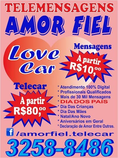 AMOR FIEL Telemensagens e Telecar - Foto 6