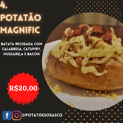 Potatões Batata Recheada